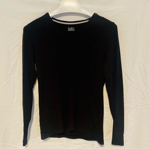 🌴 Croft & Barrow Classic Black Tee